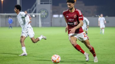 مباراة النادي الأهلي الثانية خلال معسكر الإمارات أمام نادي حتا الإماراتي