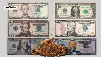 اسعار الذهب والدولار